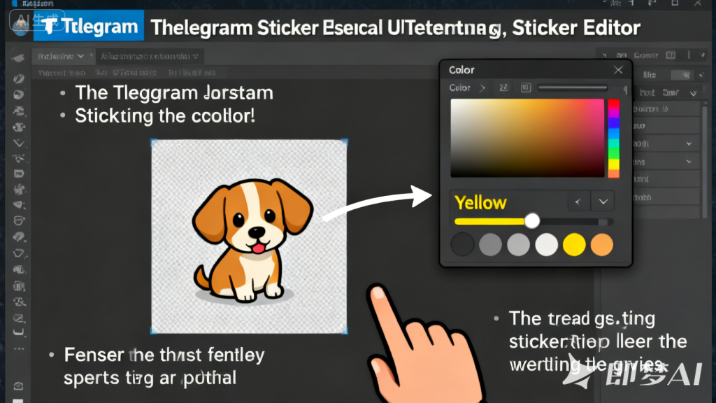 Telegram-Sticker-Editor中调整颜色的步骤