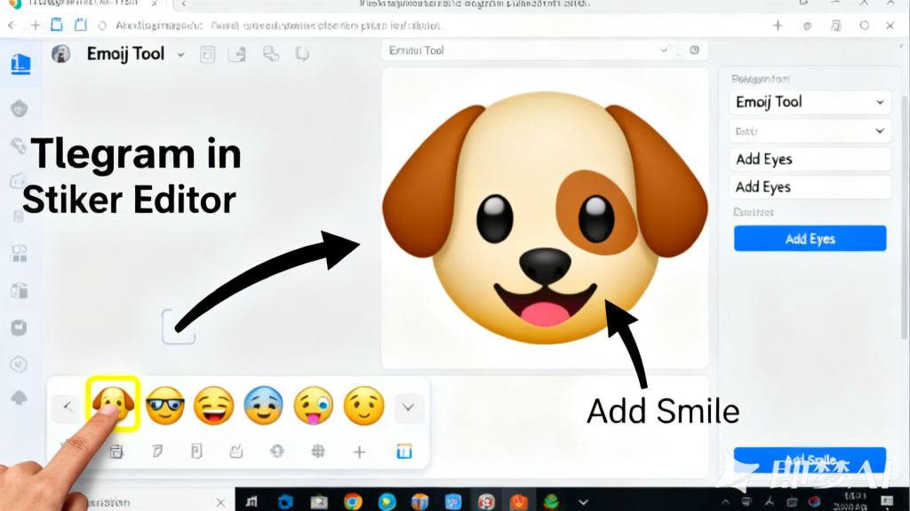 Telegram-Sticker-Editor中添加表情的步骤