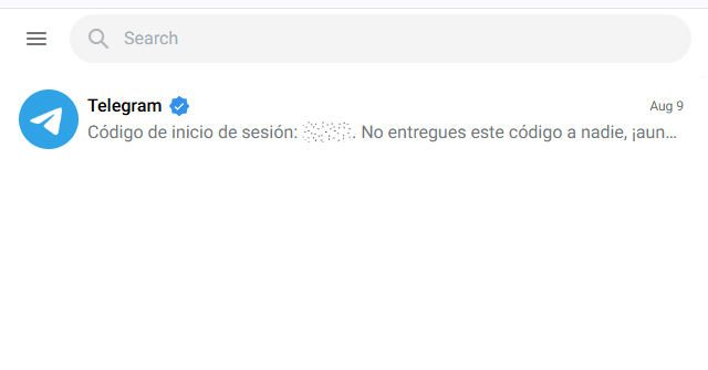 成功登入 Telegram 網頁版後，點擊左上角選單圖示，進入 Settings → Privacy and Security 的操作畫面