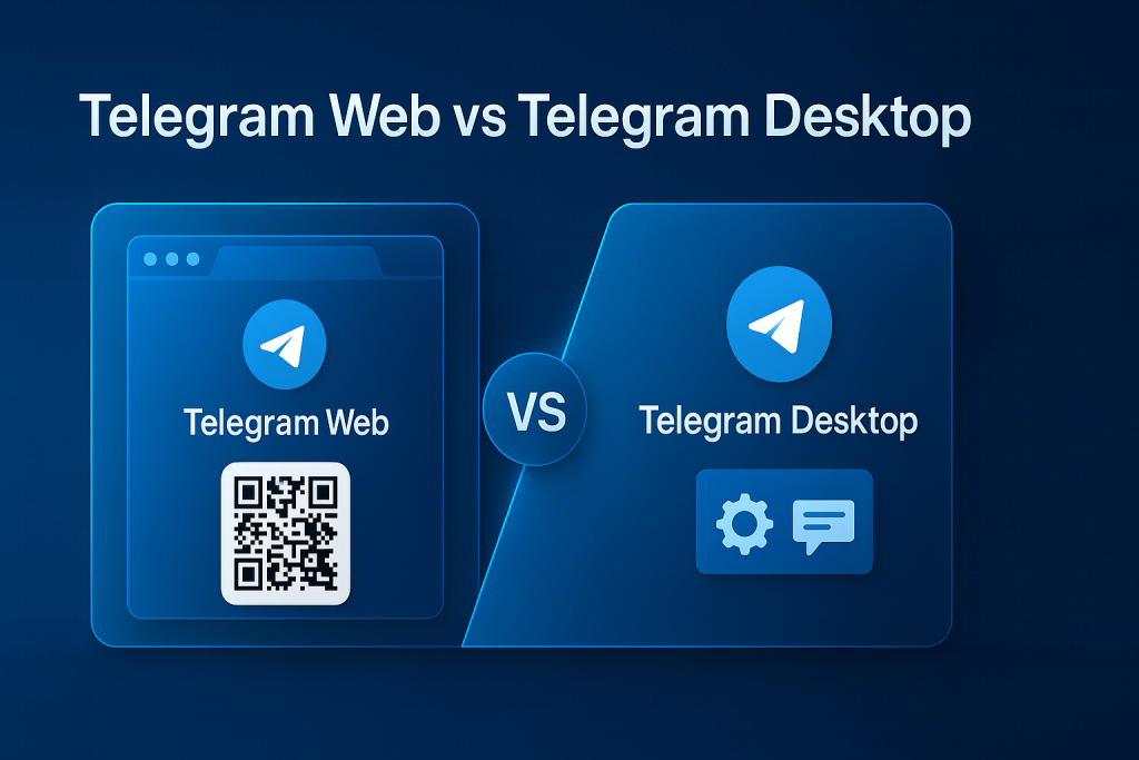 Telegram Web vs  Telegram Desktop ：差異比較與適用情境封面图