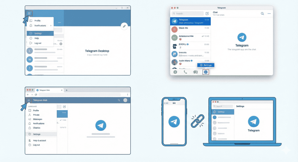Telegram 中文 電腦版設定步驟圖大全